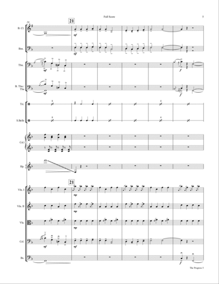 Progress of Wenceslas, The (Good King Wenceslas)- orchestra Full Orchestra scores gallery preview page 6