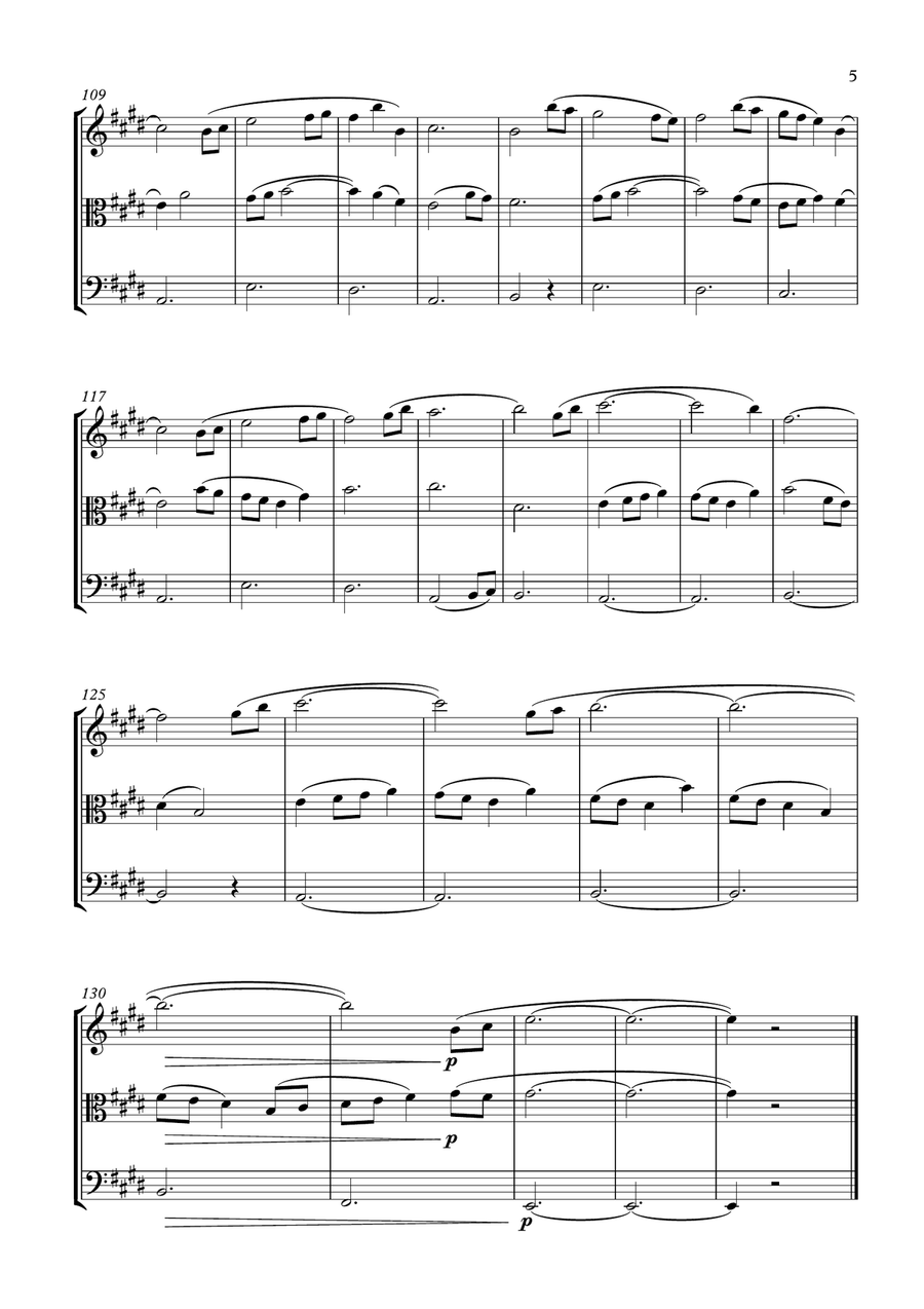 Roslin Castle Roslin Castle String Trio scores gallery preview page 5