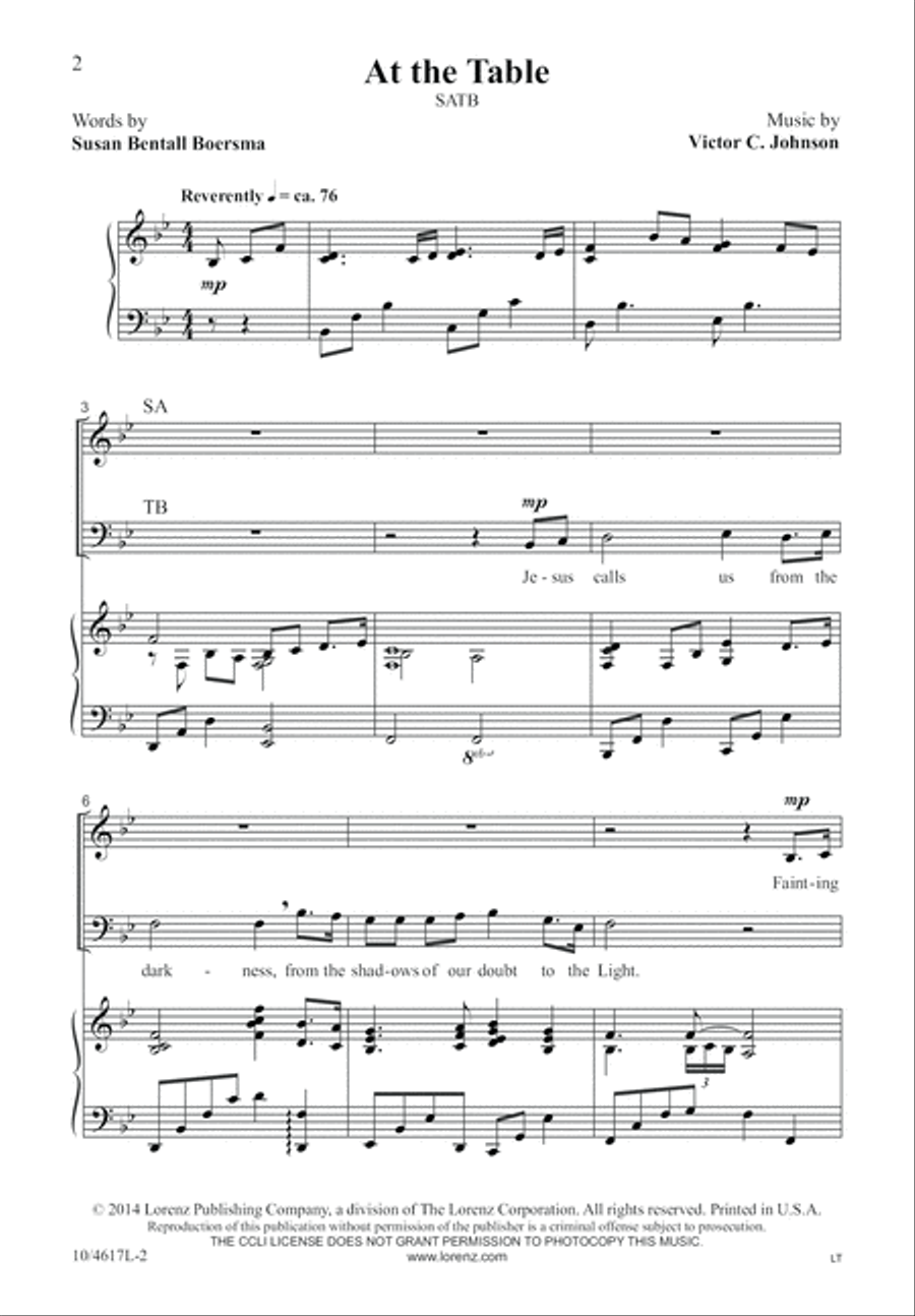 At the Table 4-Part scores gallery preview page 2