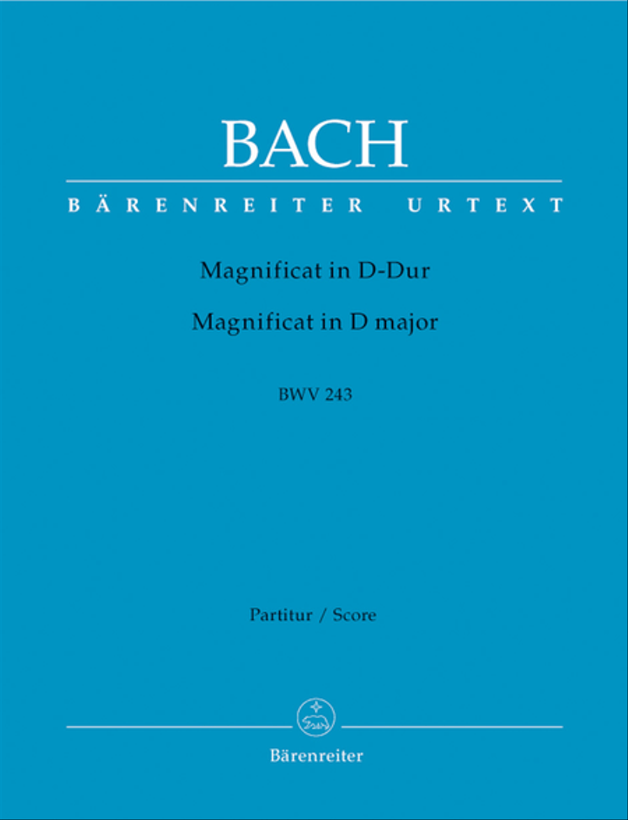 Book cover for Magnificat D major BWV 243