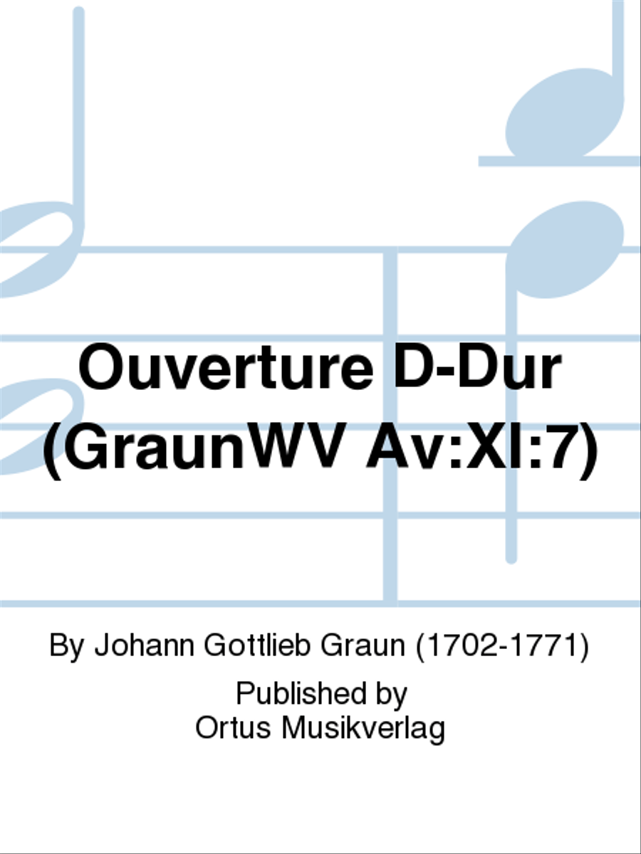 Ouverture D-Dur (GraunWV Av:XI:7) Viola scores gallery preview page 1