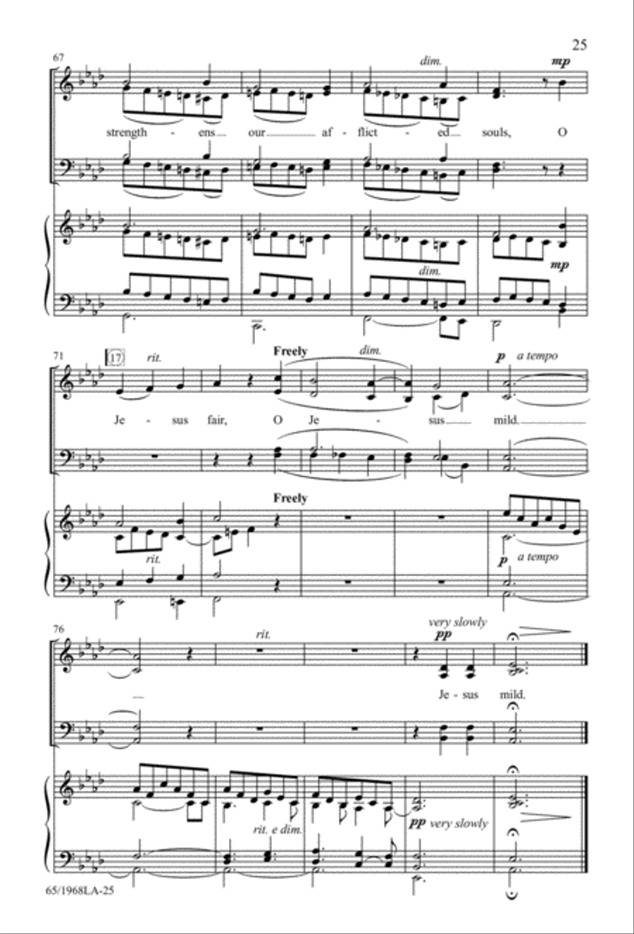 The Word Made Flesh 4-Part scores gallery preview page 27