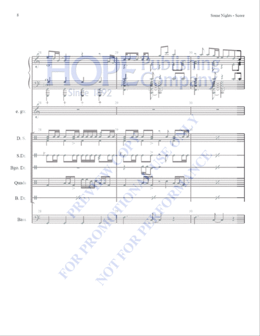 Some Nights 5-Octaves scores gallery preview page 10