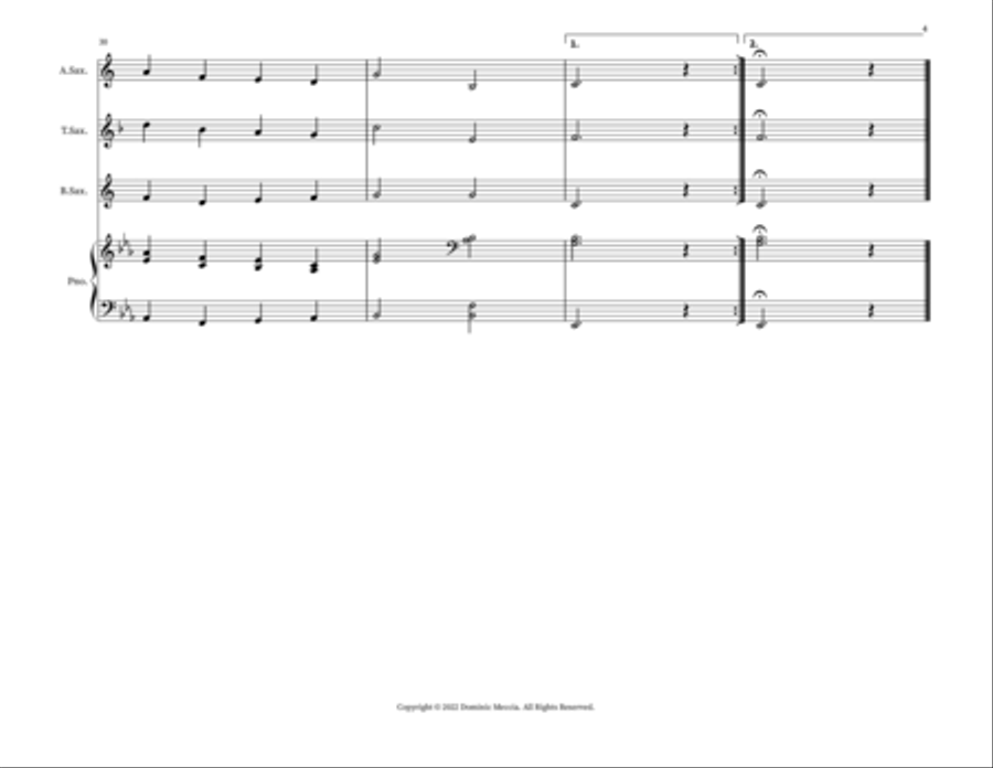 O Canada! O Canada! Small Ensemble scores gallery preview page 4