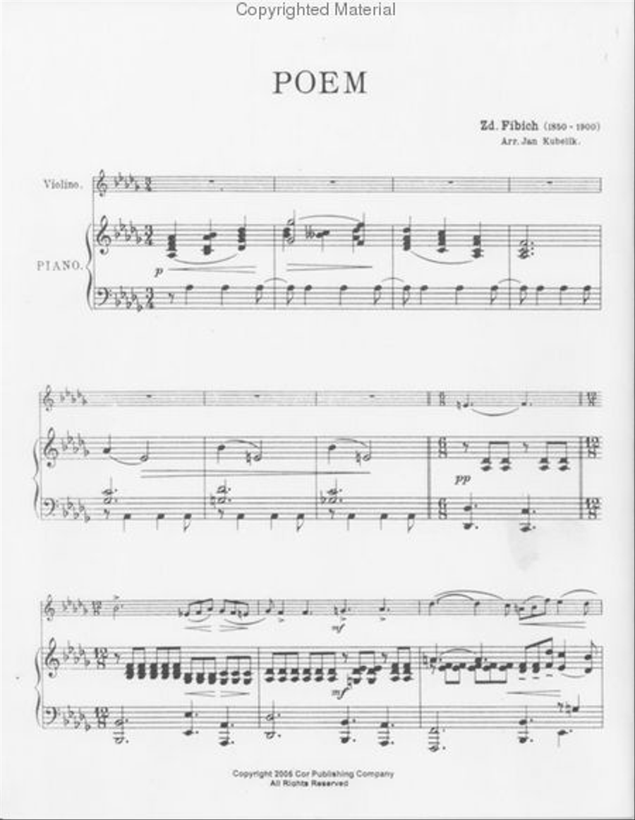 Poem Poem Violin Solo scores gallery preview page 2