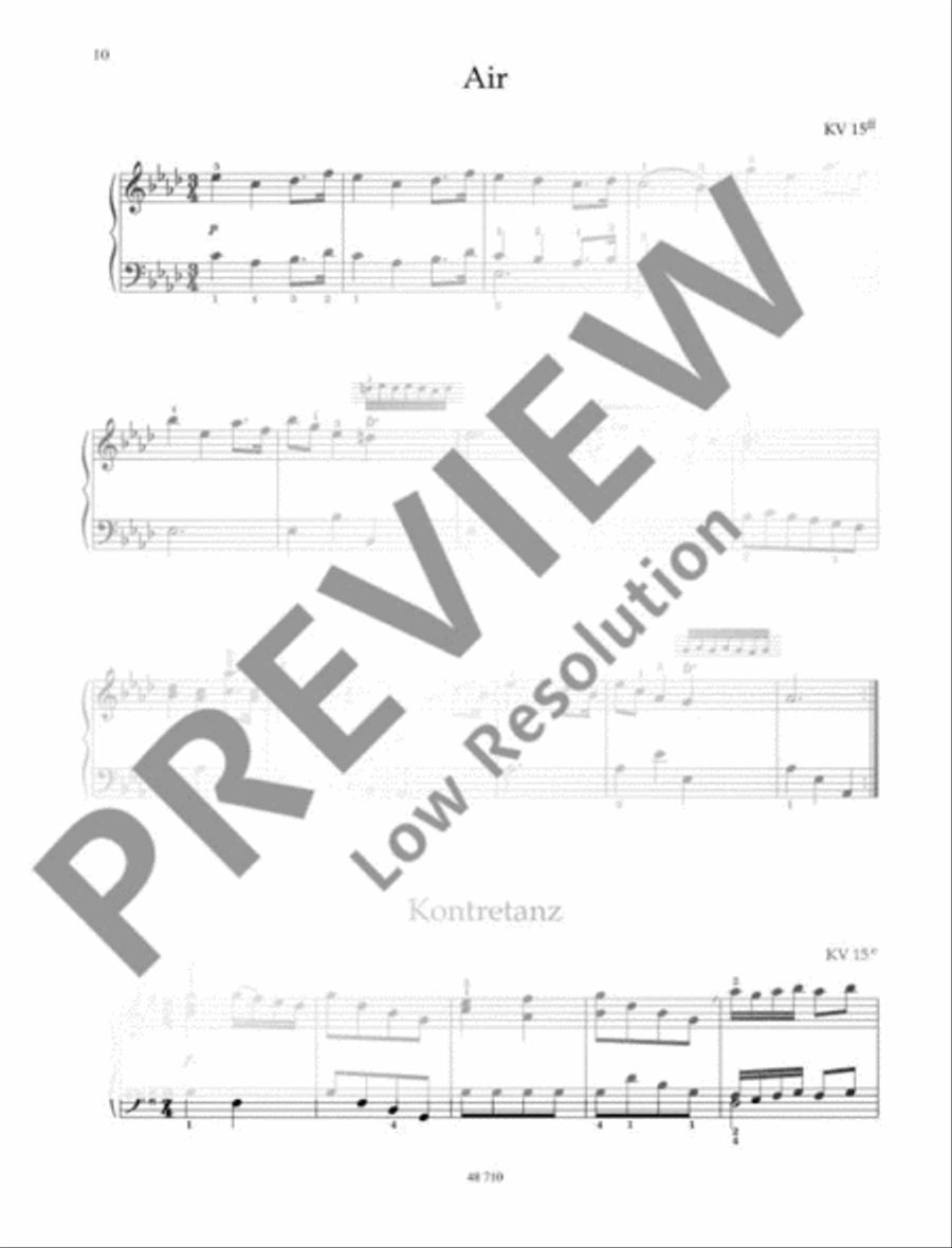 The Young Mozart Piano Solo scores gallery preview page 11