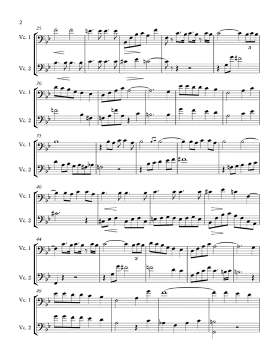 Chances Are String Duet scores gallery preview page 6