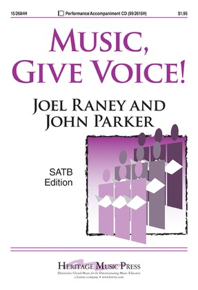Book cover for Music, Give Voice!
