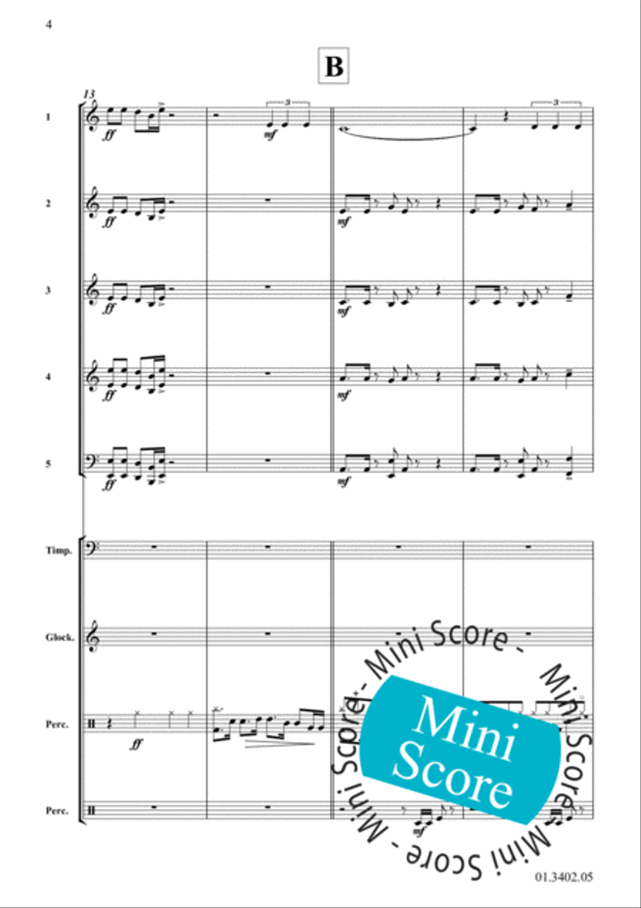The Great Beethoven Bonanza Concert Band scores gallery preview page 8