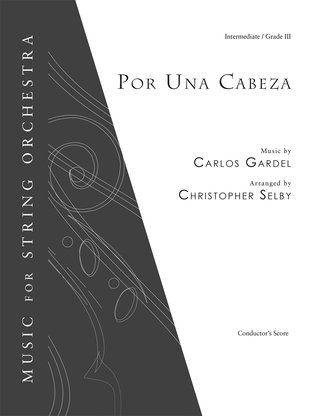 Book cover for Por Una Cabeza - Full Score Edition