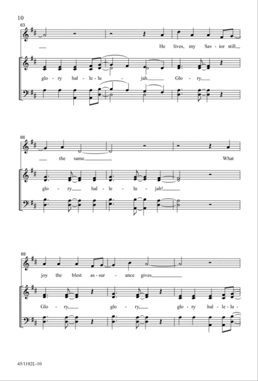 All Around A Cappella 4-Part scores gallery preview page 11