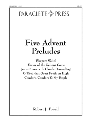 Book cover for Five Advent Preludes