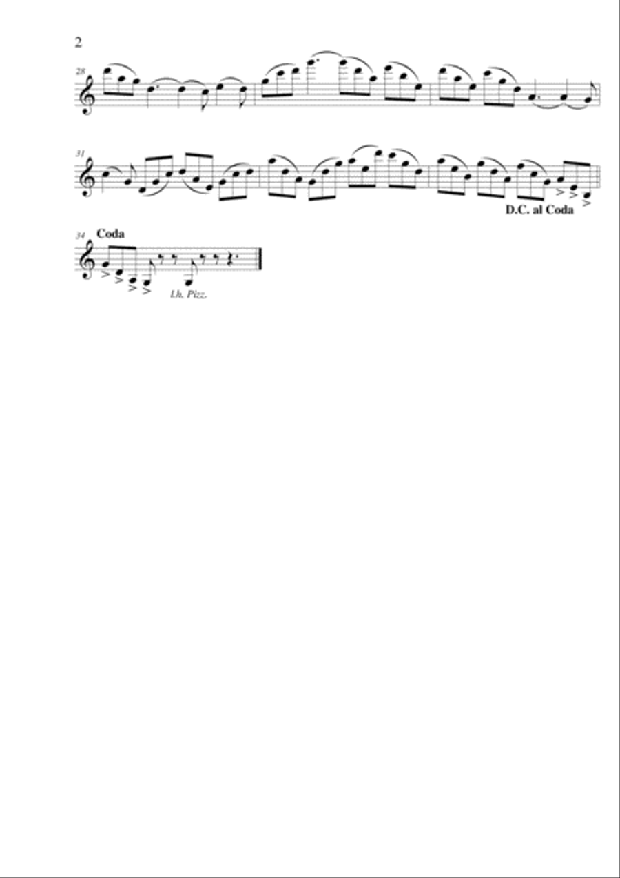 Spaces in Your Dreams Violin Solo scores gallery preview page 4