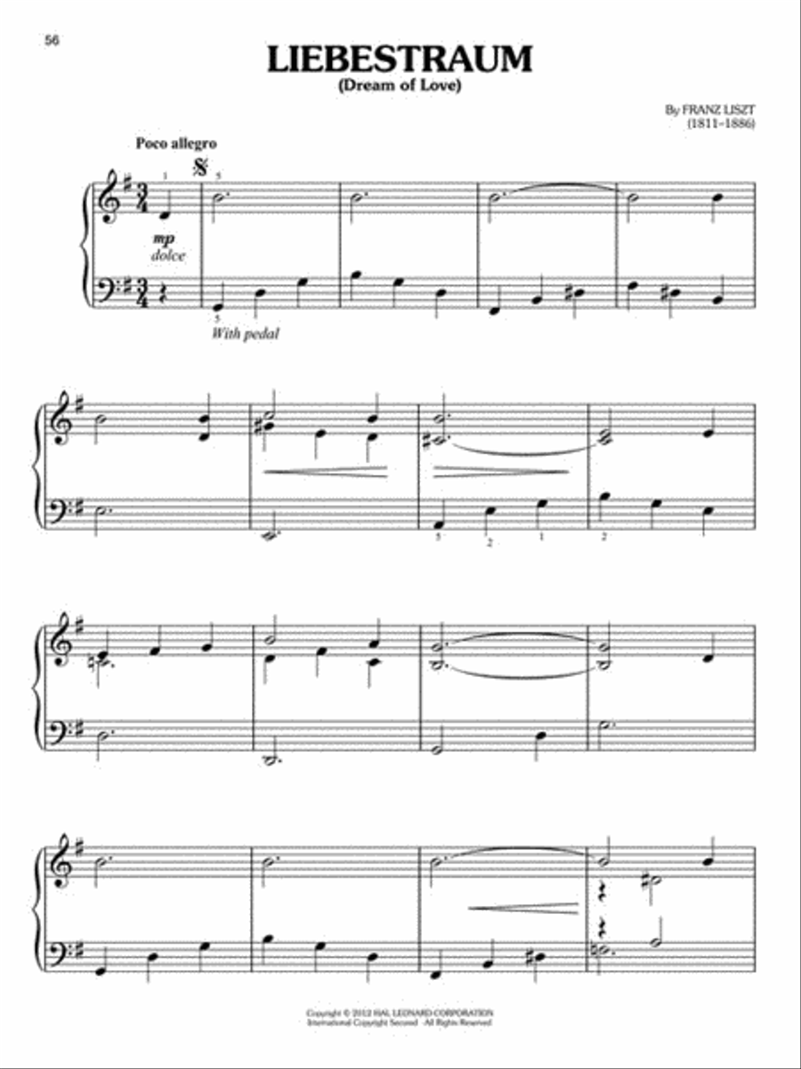 First 50 Classical Pieces You Should Play on the Piano Easy Piano scores gallery preview page 4