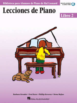 Book cover for Lecciones de Piano Libro 2