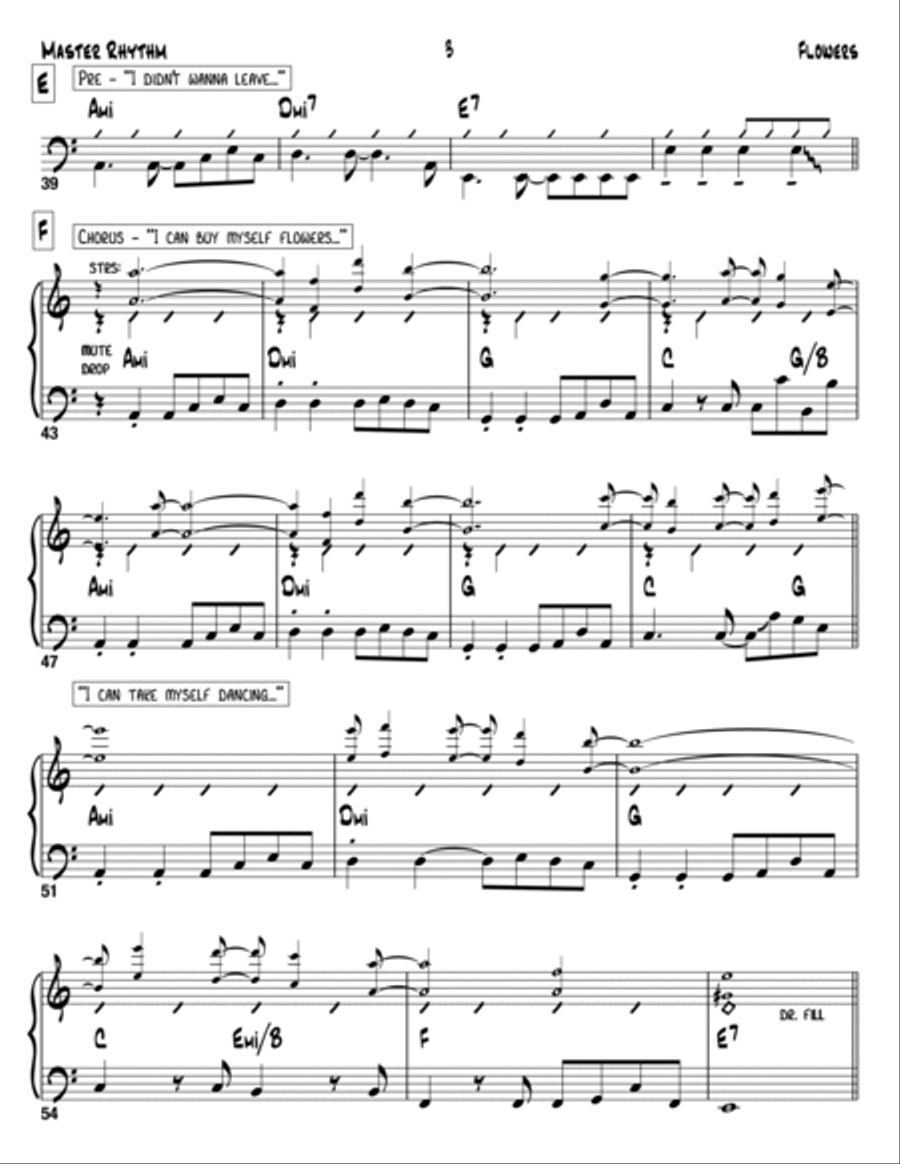 Flowers Flowers Voice scores gallery preview page 3