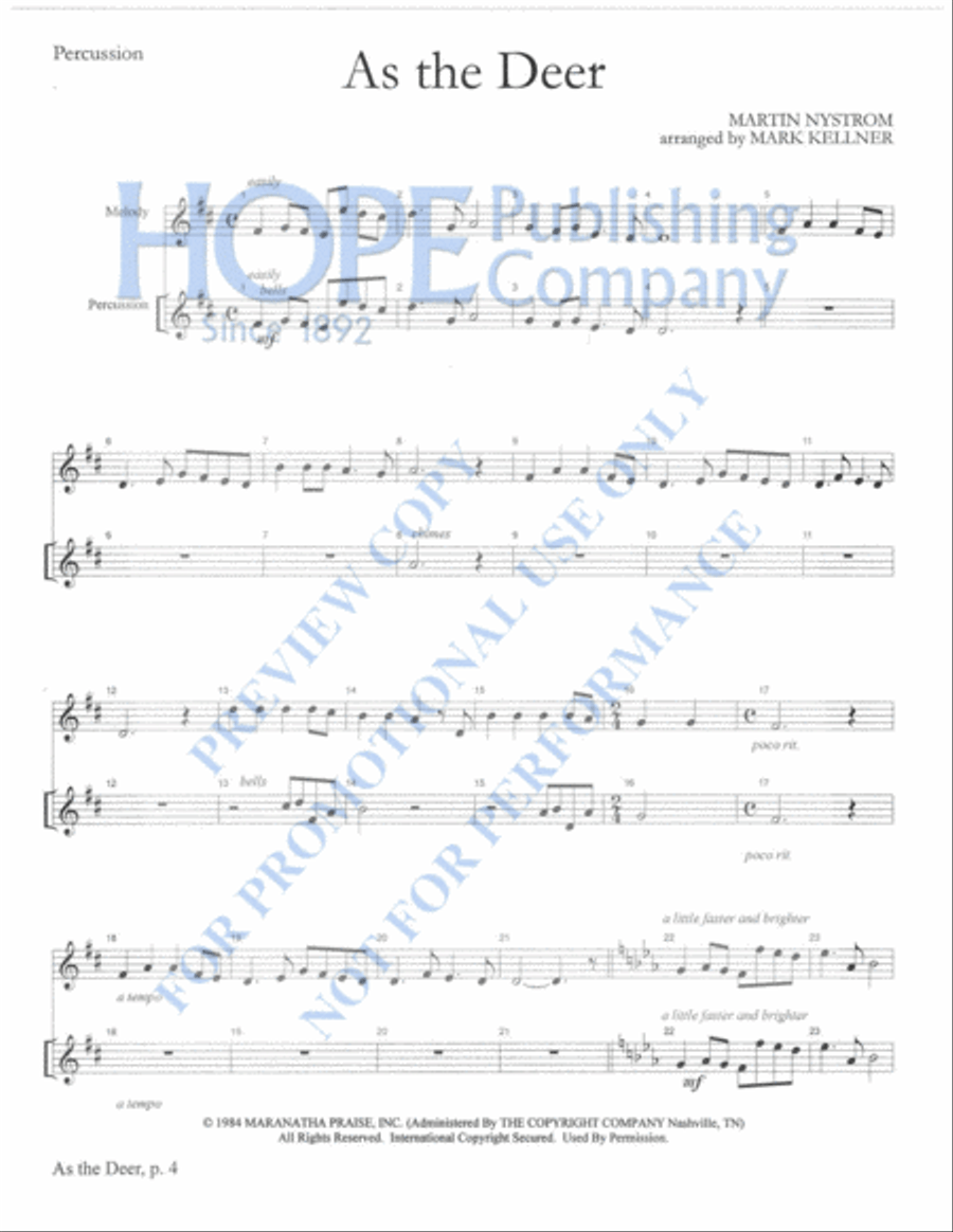 Praise Him with Instruments Orchestra scores gallery preview page 7