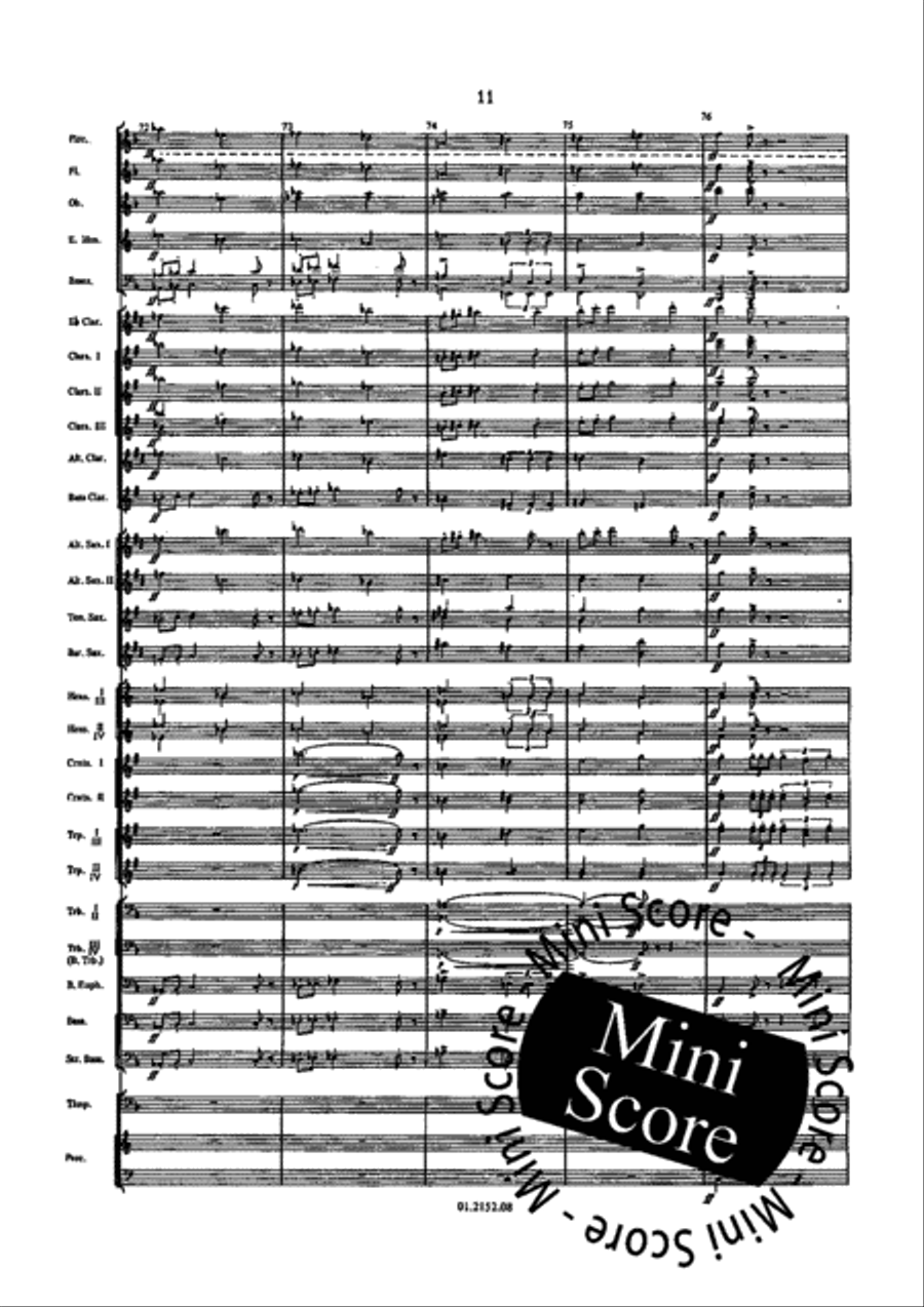 Le Roi D'Ys Concert Band scores gallery preview page 17