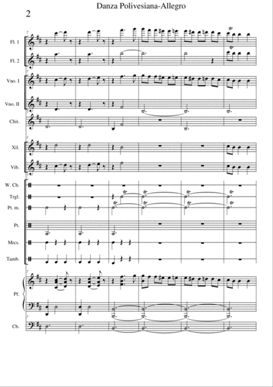 Polovtsian Dance (from Prince Igor). Allegro Large Ensemble scores gallery preview page 2