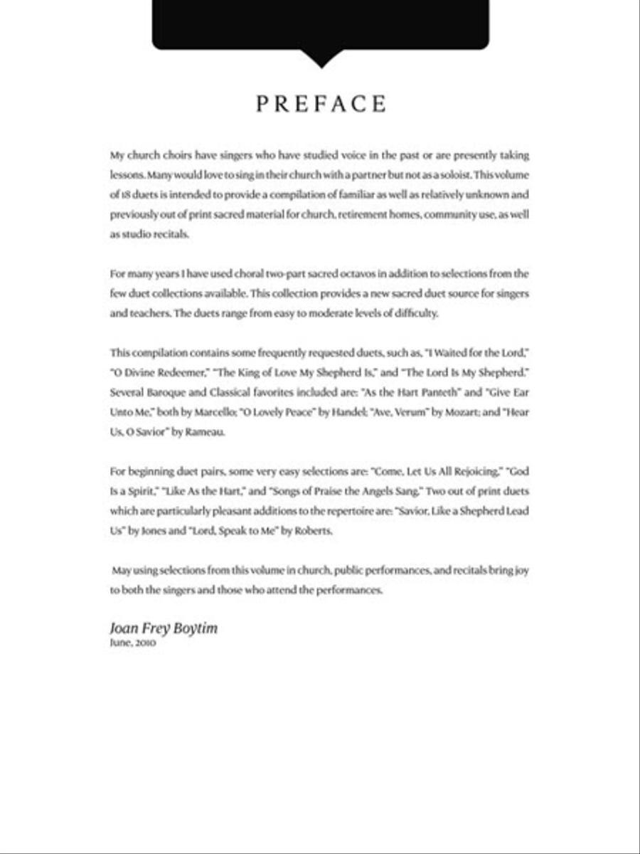 Traditional Sacred Duets High Voice scores gallery preview page 3