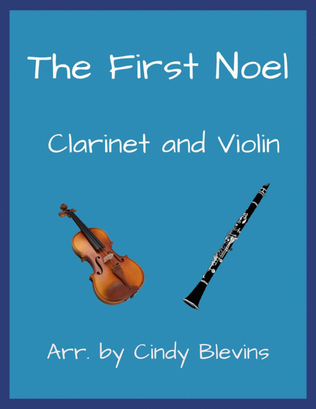 Book cover for The First Noel, Clarinet and Violin