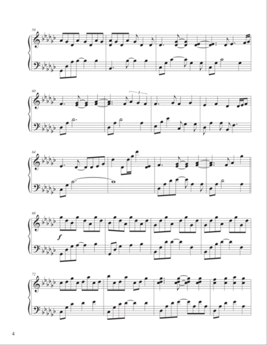 Secret Place Piano Solo scores gallery preview page 4