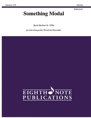 Book cover for Something Modal