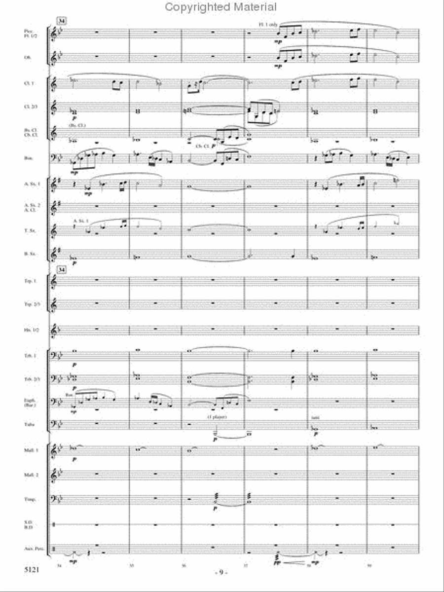 Rise of the Firebird Concert Band scores gallery preview page 8