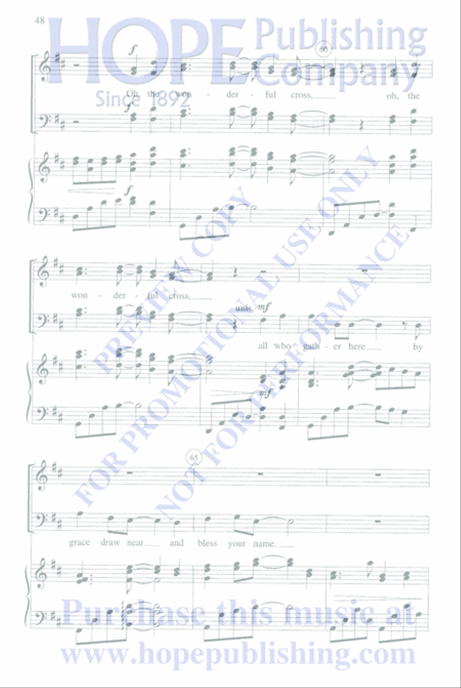 Here is the Love Choir scores gallery preview page 52