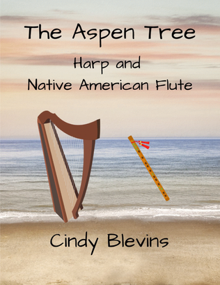 Book cover for The Aspen Tree, for Harp and Native American Flute