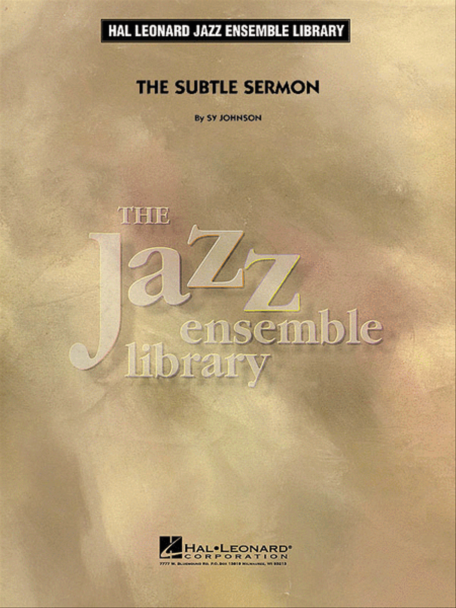 The Subtle Sermon The Subtle Sermon Jazz Ensemble scores gallery preview page 1