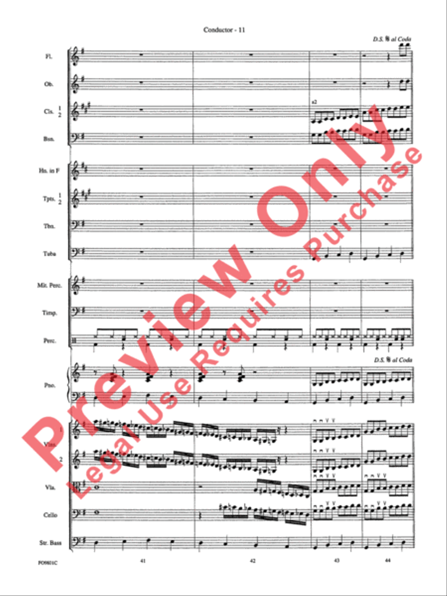 (We're Gonna) Rock Around the Clock Full Orchestra scores gallery preview page 13