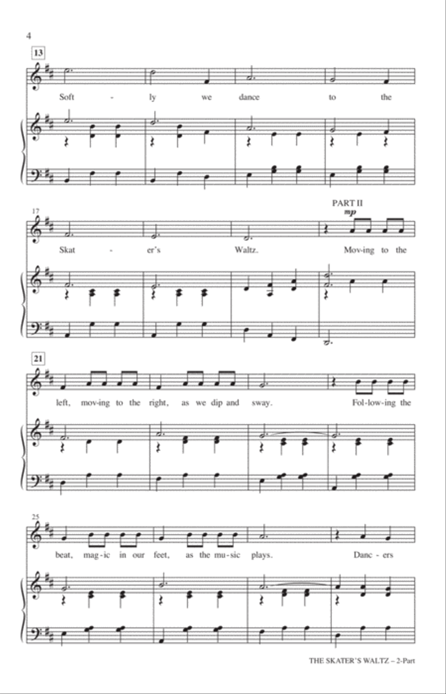 The Skater's Waltz The Skater's Waltz 2-Part scores gallery preview page 2