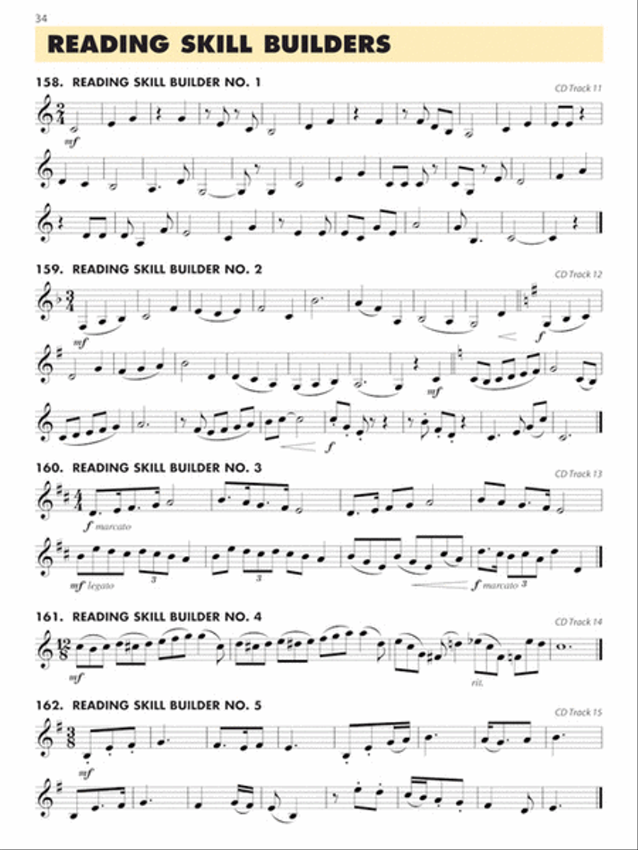 Essential Technique for Band – Intermediate to Advanced Studies Concert Band Methods scores gallery preview page 5