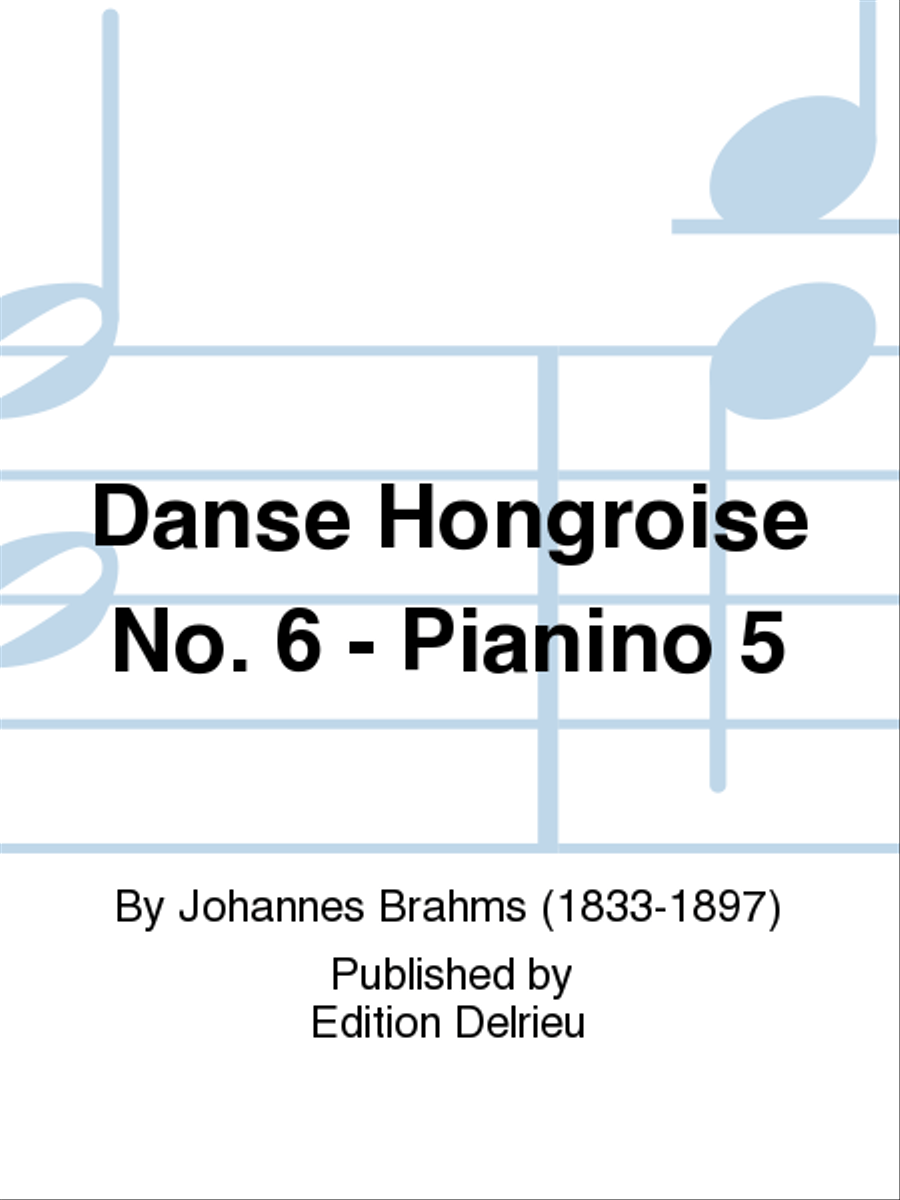 Danse hongroise No. 6 - Pianino 5 Piano Solo scores gallery preview page 1