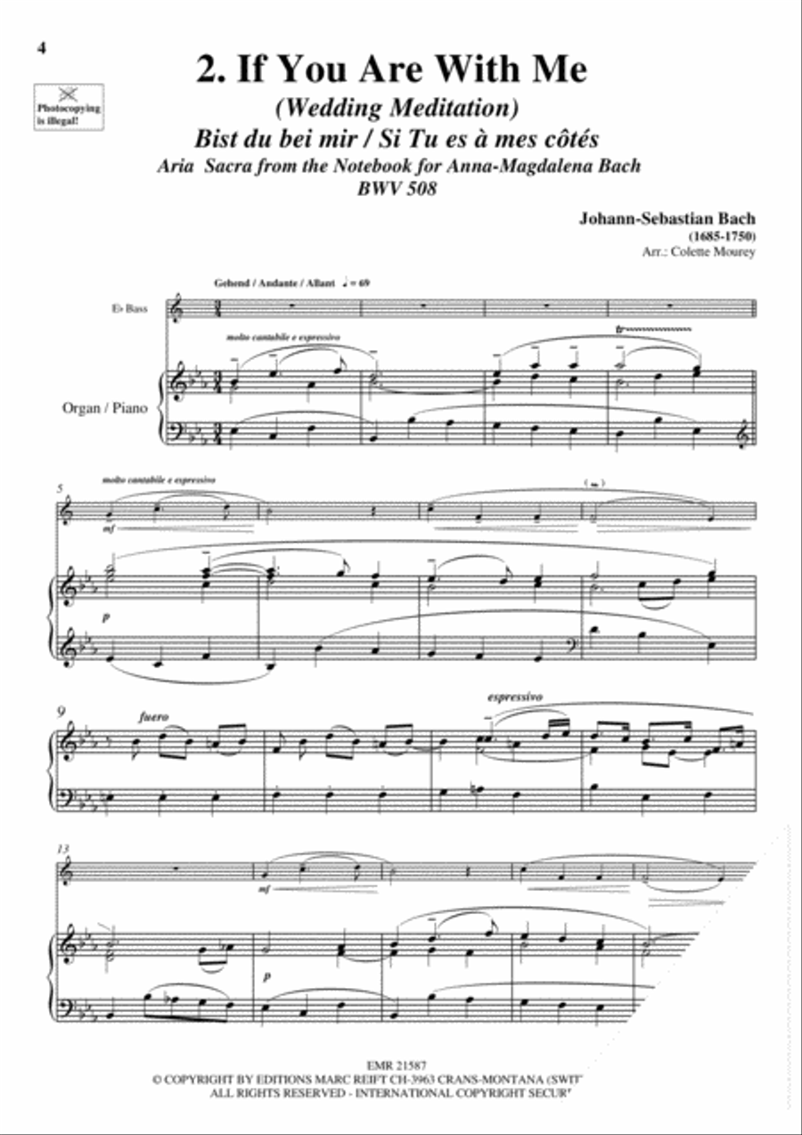 20 Greatest Wedding Solos Organ scores gallery preview page 4