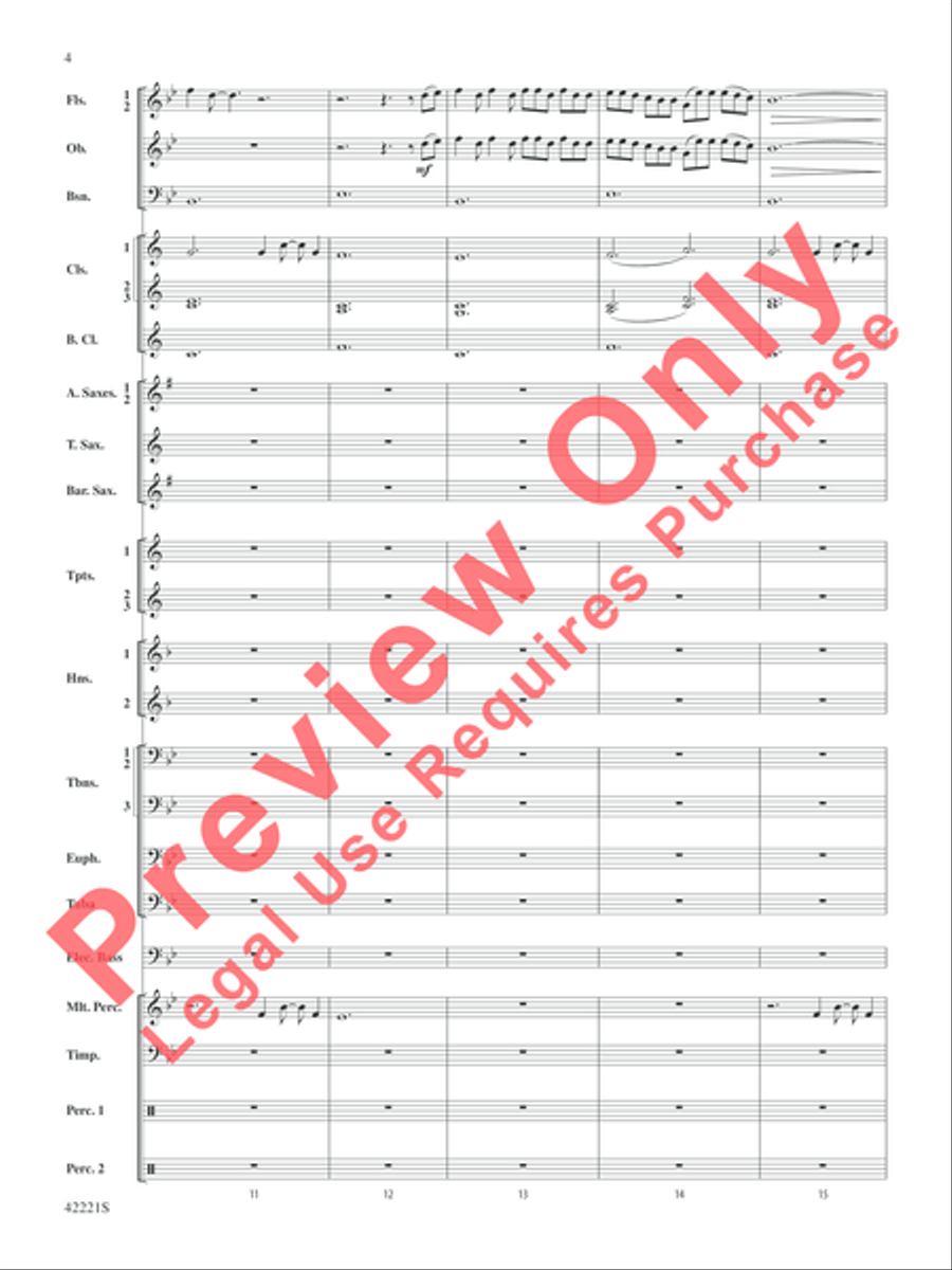 Carry On Concert Band scores gallery preview page 5