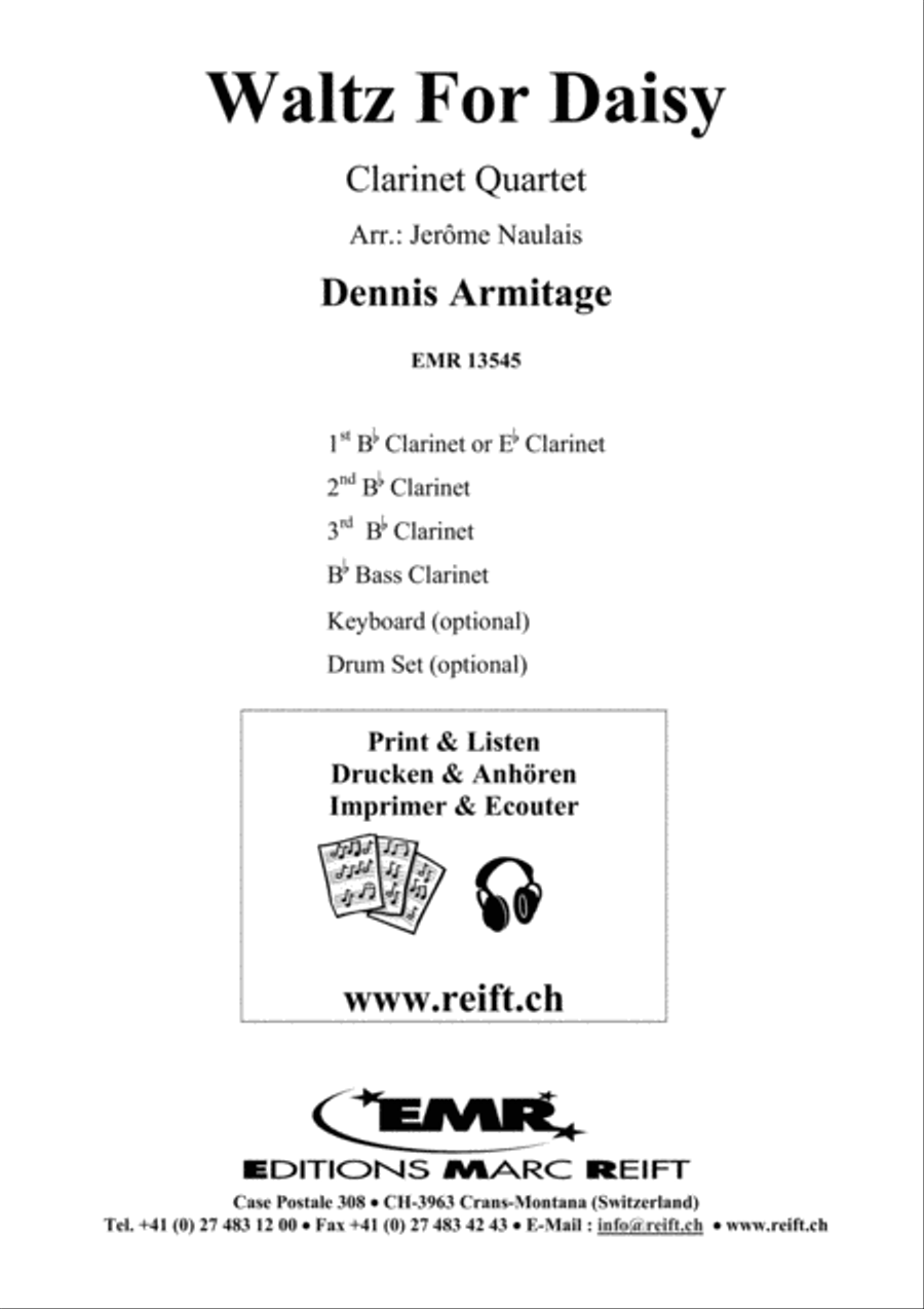 Waltz For Daisy Clarinet scores gallery preview page 2