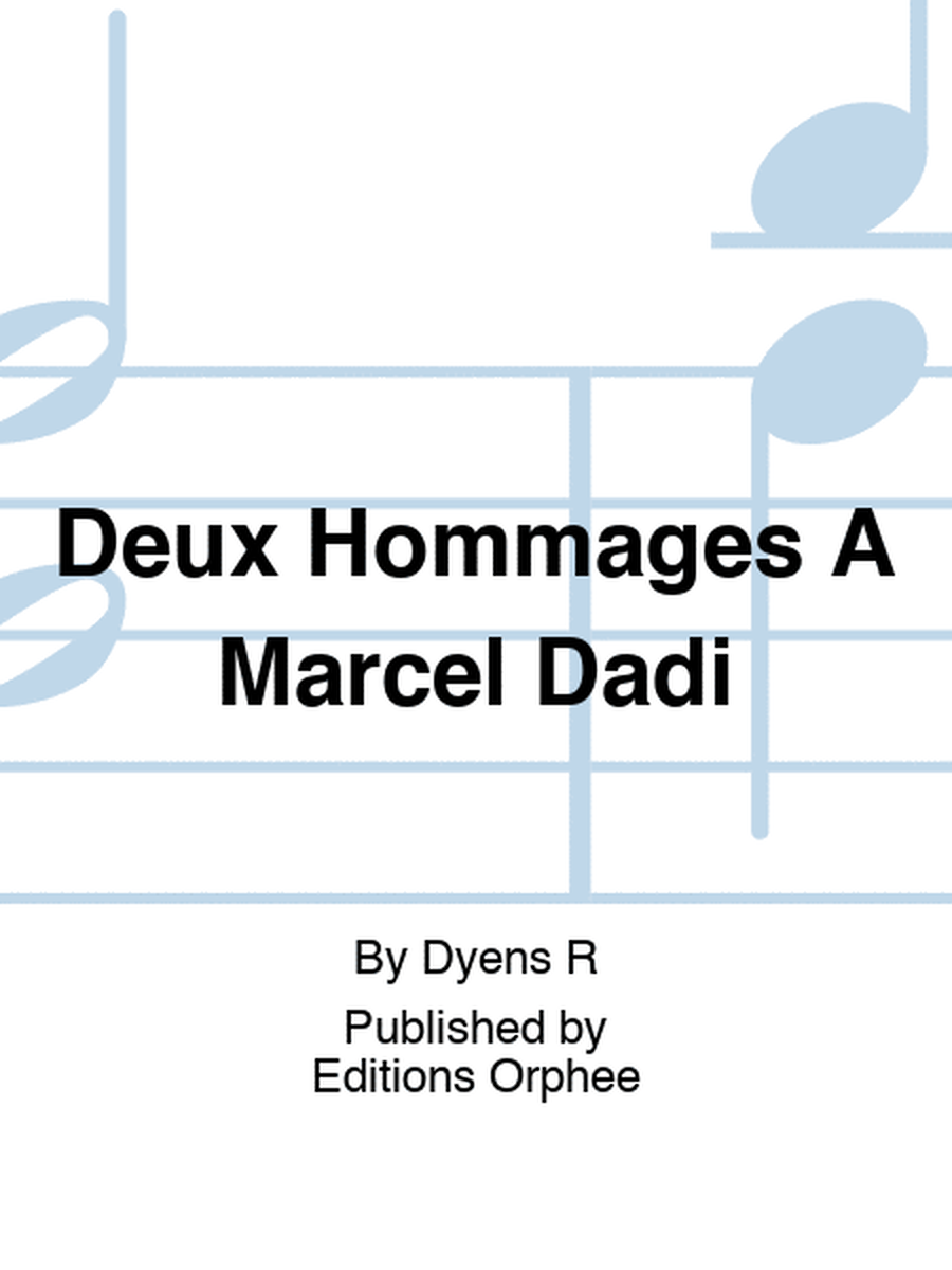 Deux Hommages A Marcel Dadi