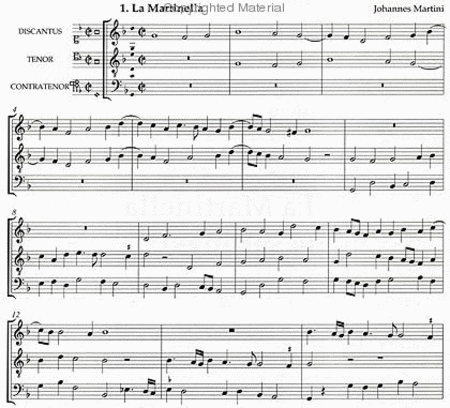 La Martinella (4 Settings) - 3 Scores