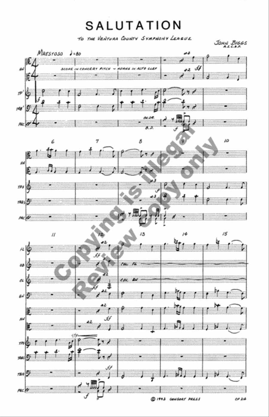 Salutation Full Orchestra scores gallery preview page 3