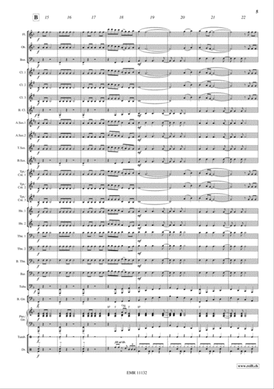Barbara Ann Barbara Ann Concert Band scores gallery preview page 6
