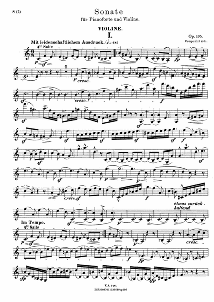 Sonata No. 1, Op. 105
