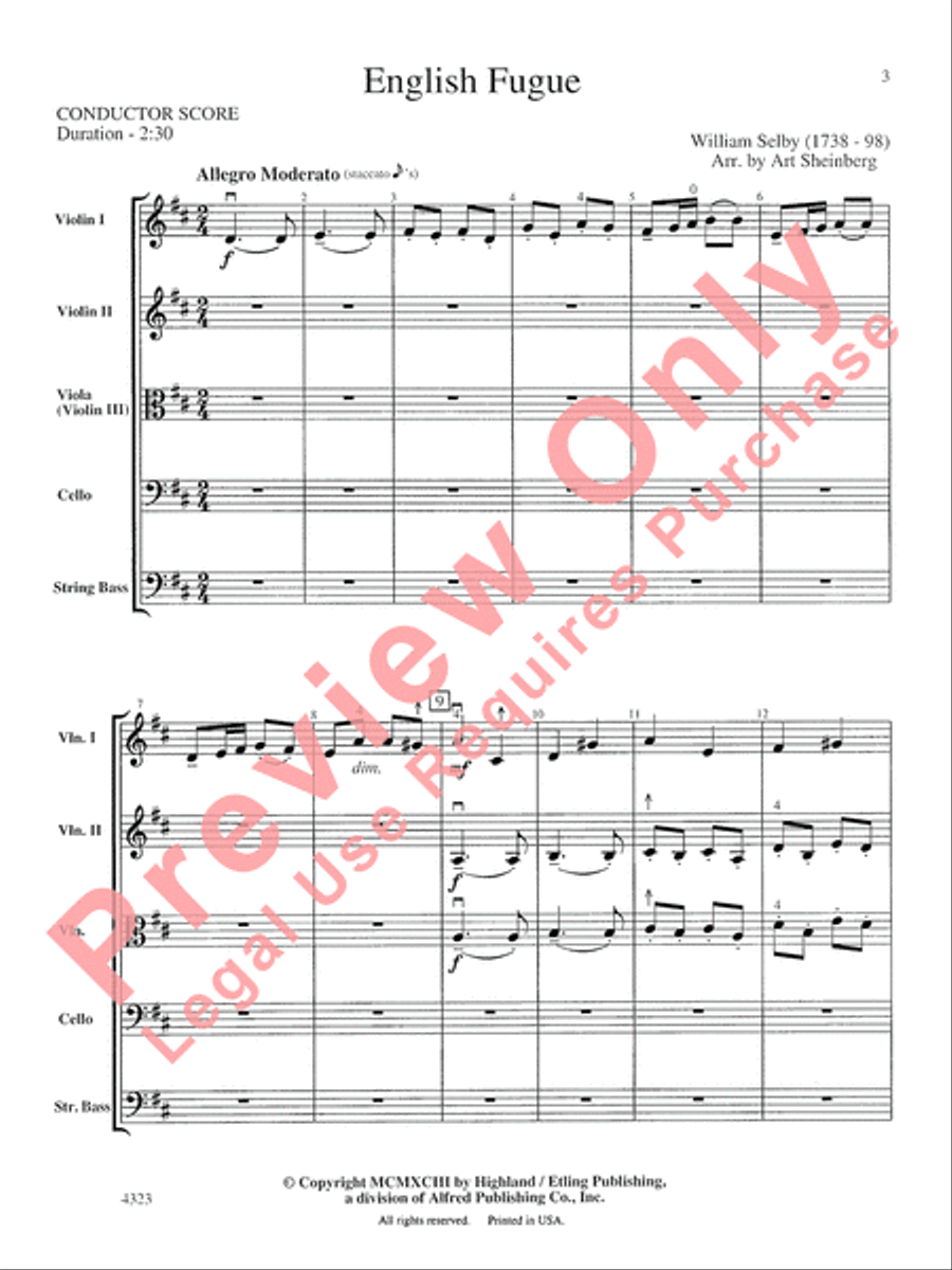 English Fugue