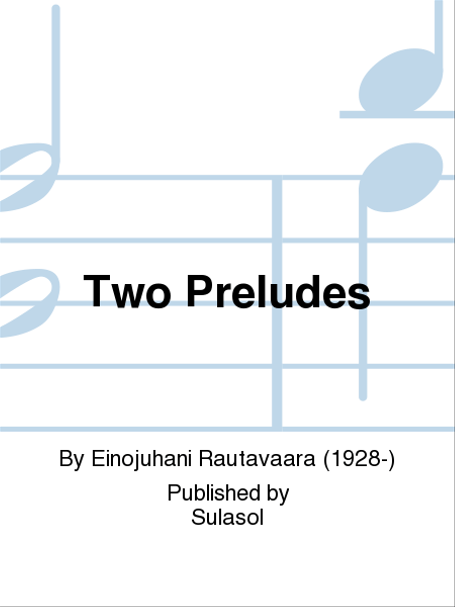 Two Preludes Two Preludes Men's Choir scores gallery preview page 1