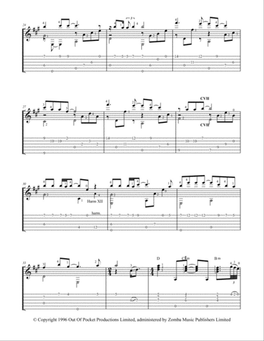 I'll Always Be Right There Electric Guitar scores gallery preview page 3