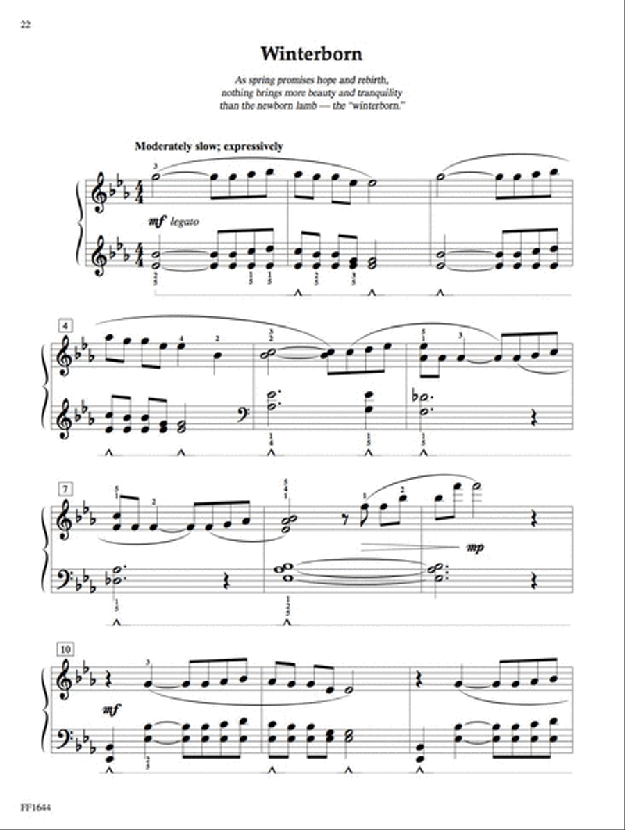 Winter Portraits Piano Solo scores gallery preview page 4