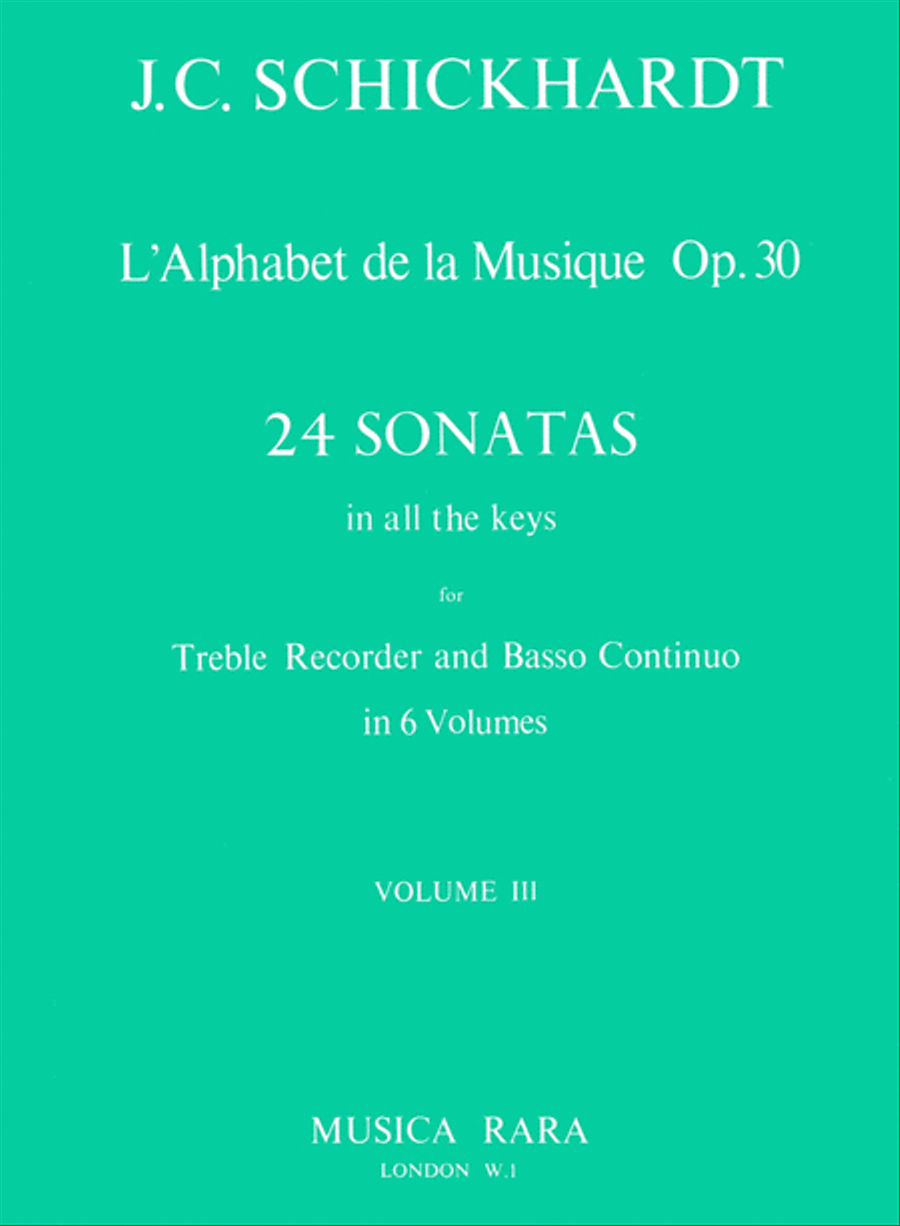 L'Alphabet de la Musique Op. 30 Recorder scores gallery preview page 1
