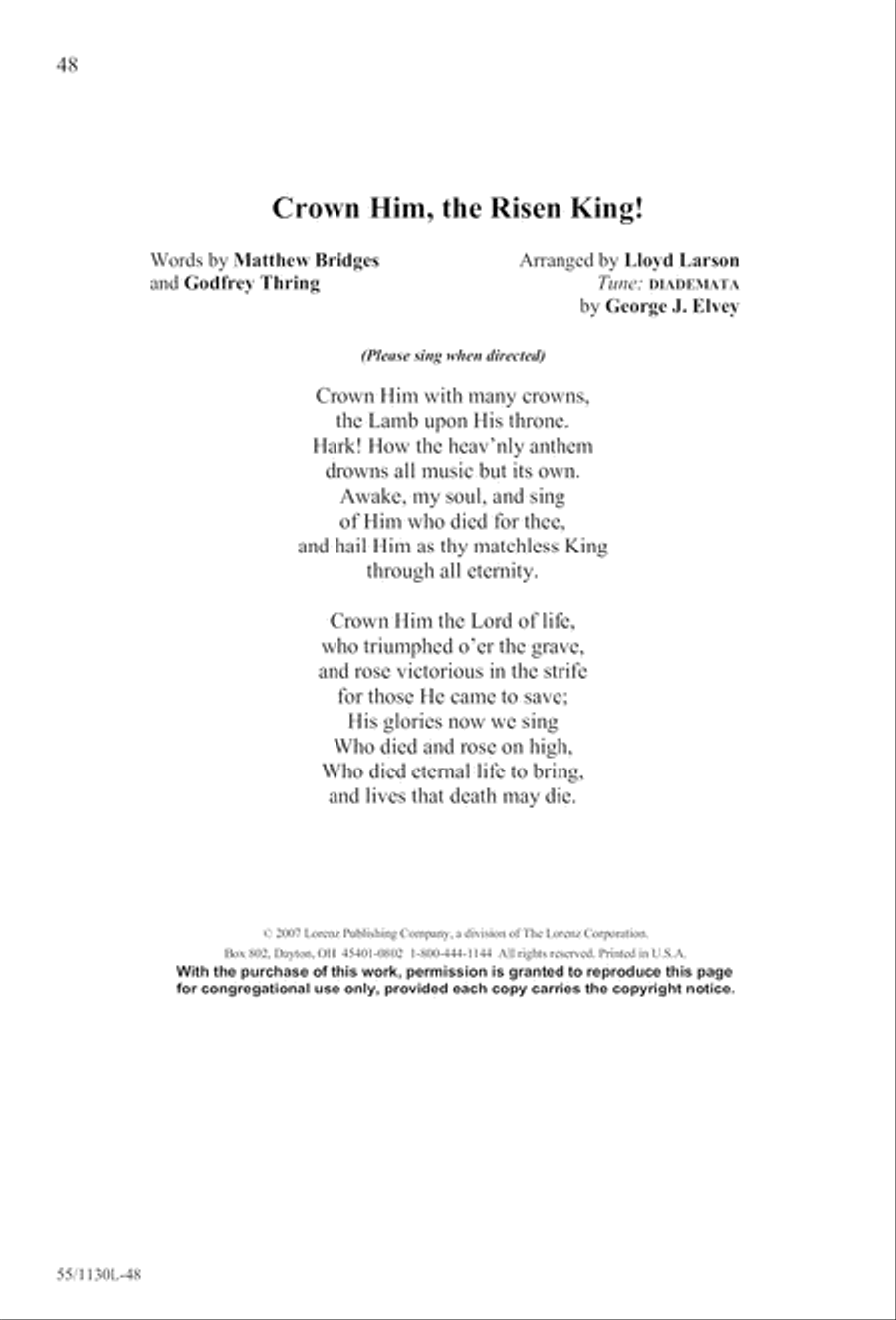 Journey to the Cross 3-Part scores gallery preview page 49