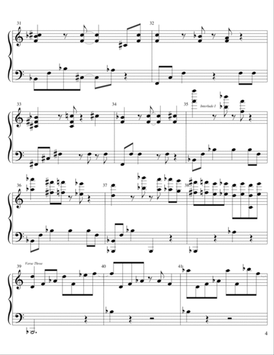 End Of The Dream Piano Solo scores gallery preview page 4